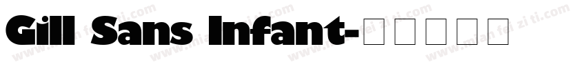 Gill Sans Infant字体转换